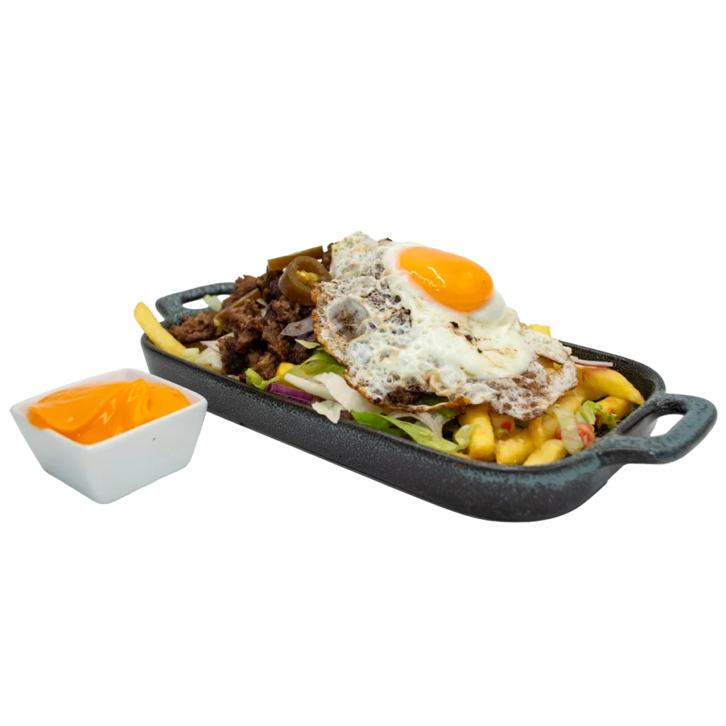 Beef & Egg Loaded Fries